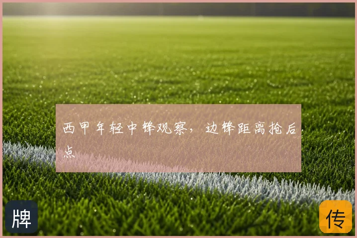 西甲年轻中锋观察，边锋距离抢后点